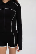 Gymgirl Vest in Black