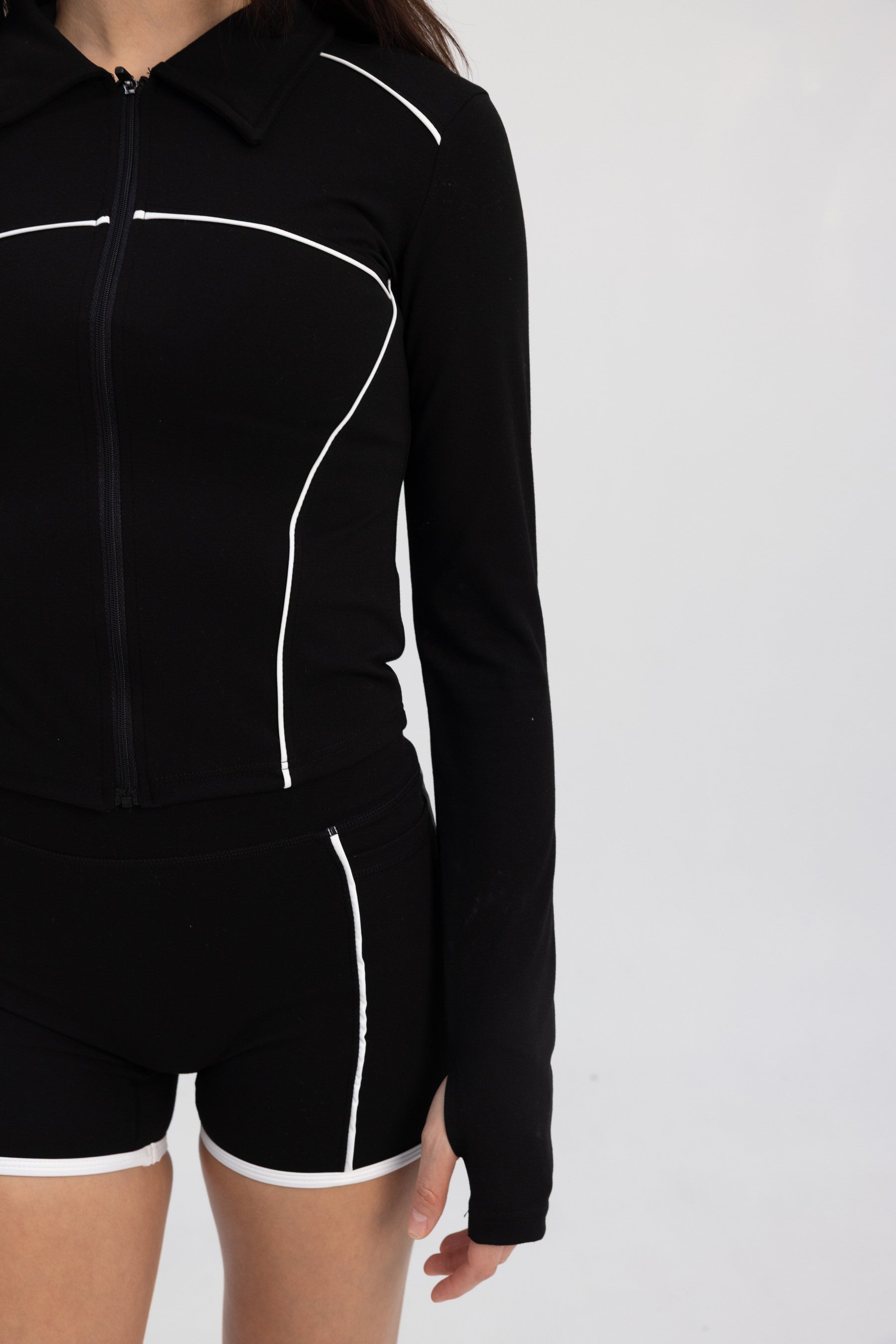 Gymgirl Vest in Black