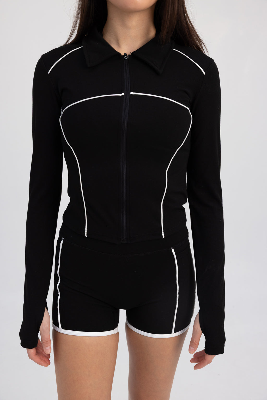 Gymgirl Vest in Black