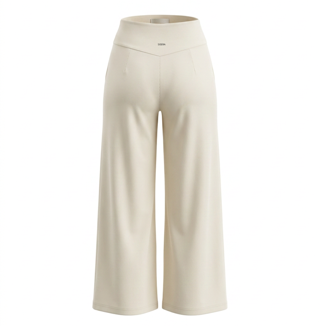 Flow capri pants - cream white
