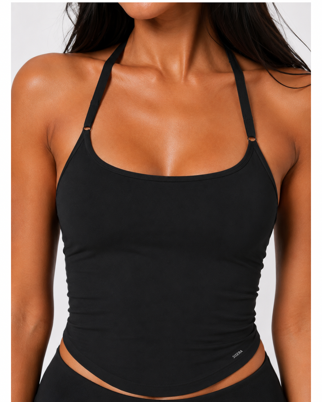 Open back top - black