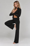 Flare pants - black