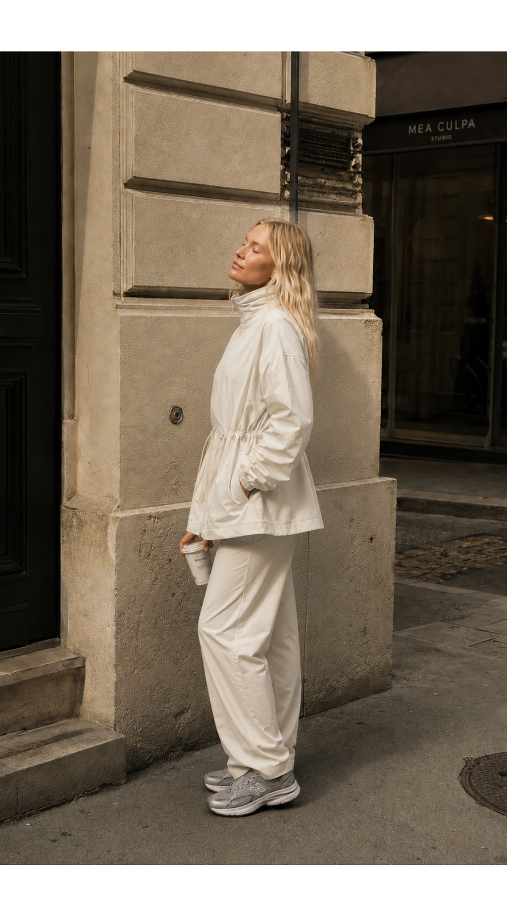 The all weather jacket - white