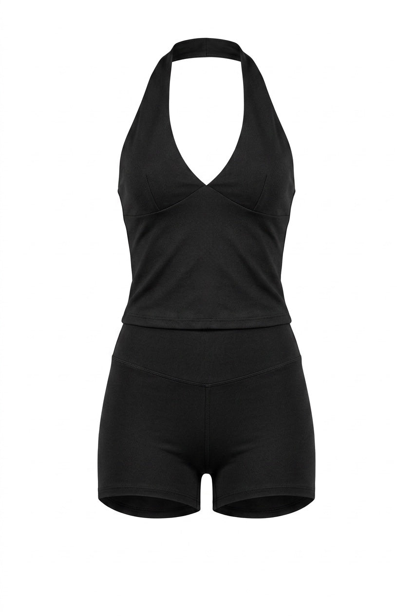 V-neck halter top