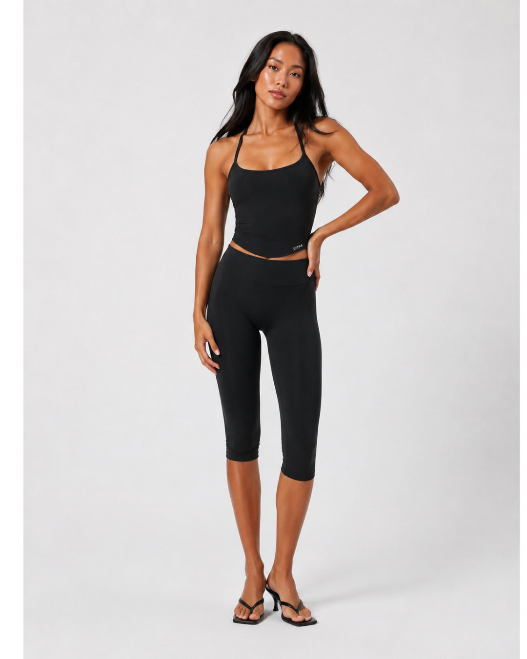 Open back top - black