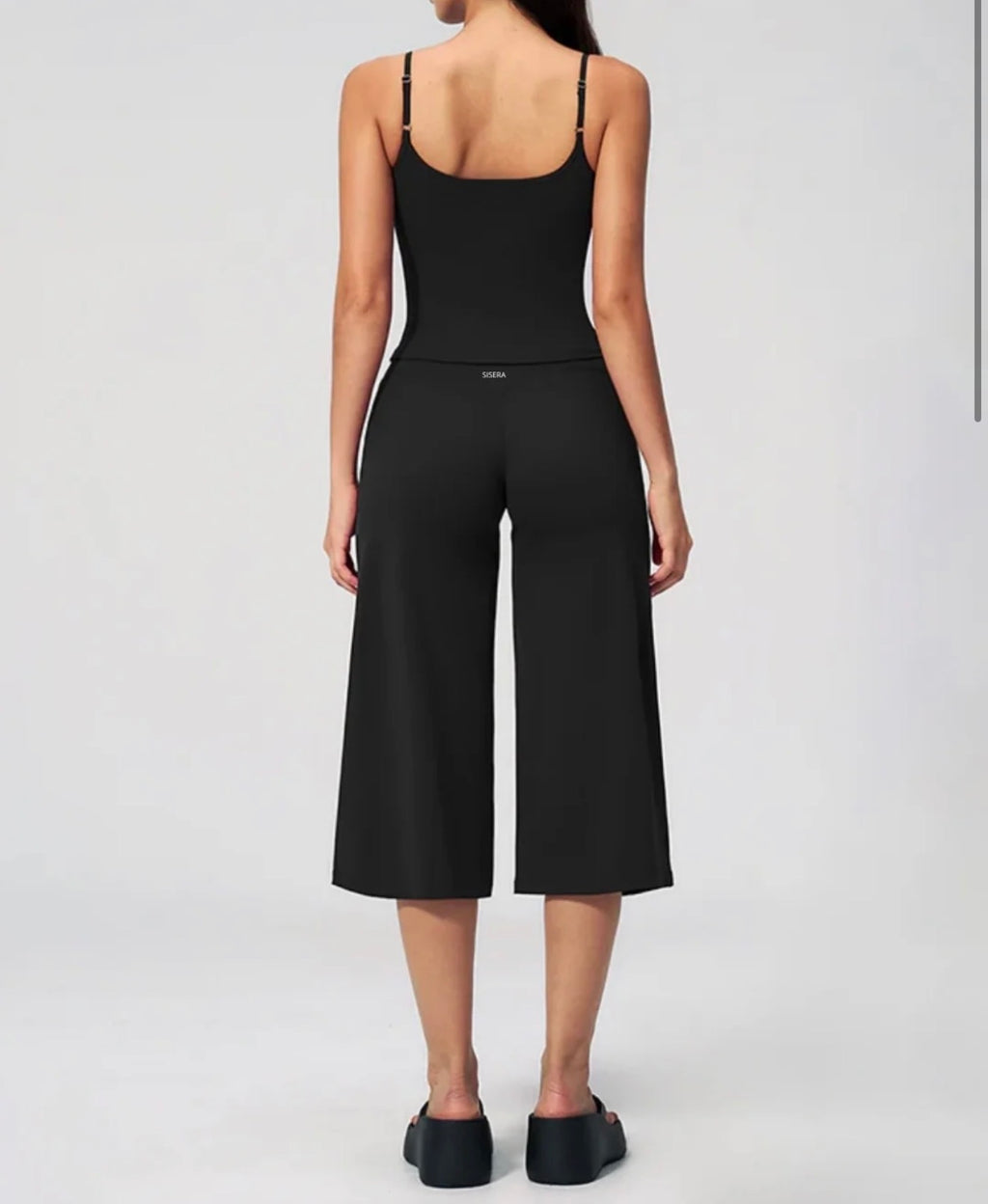 Flow capri pants - black