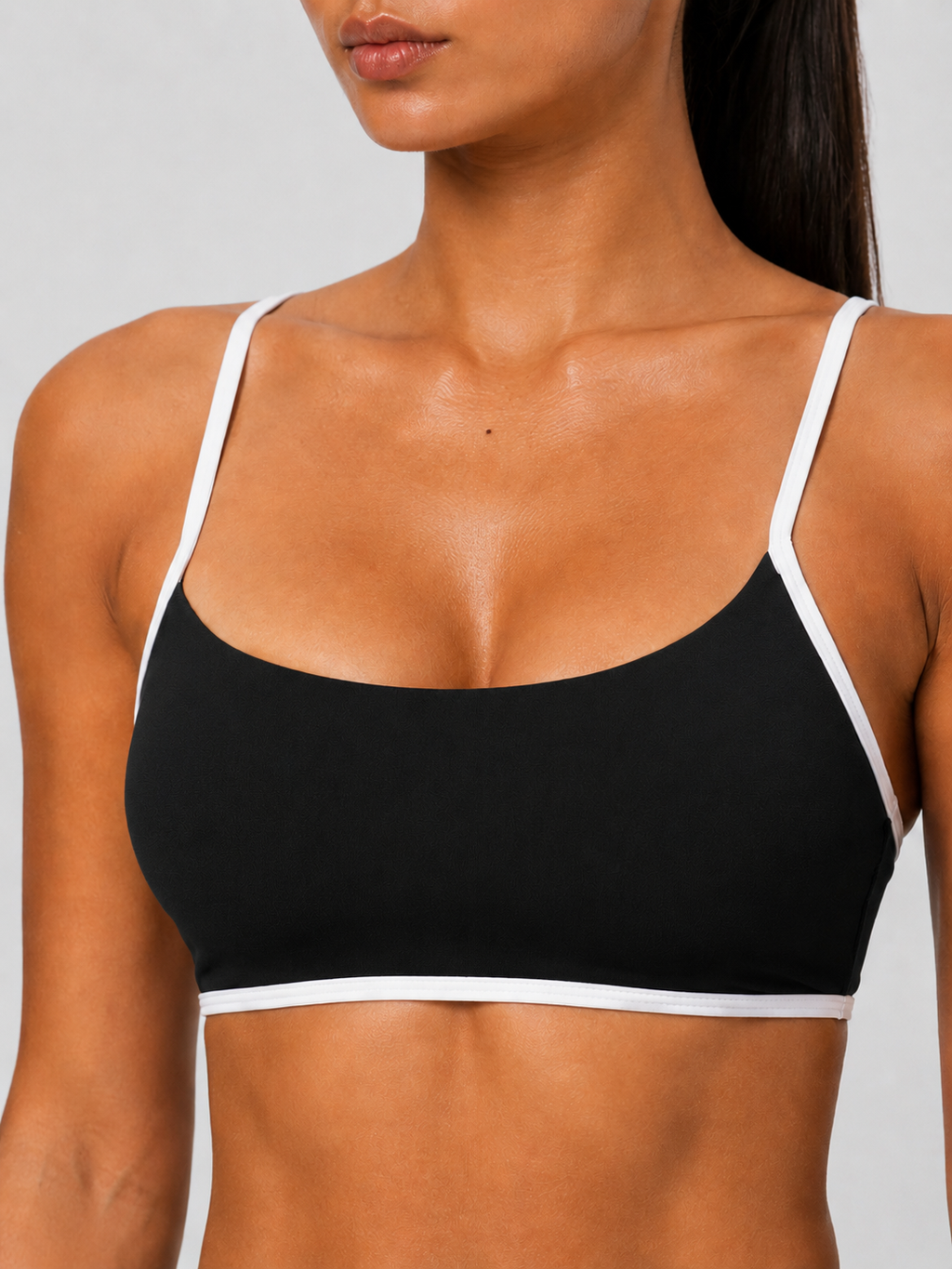 Duo mini top - black
