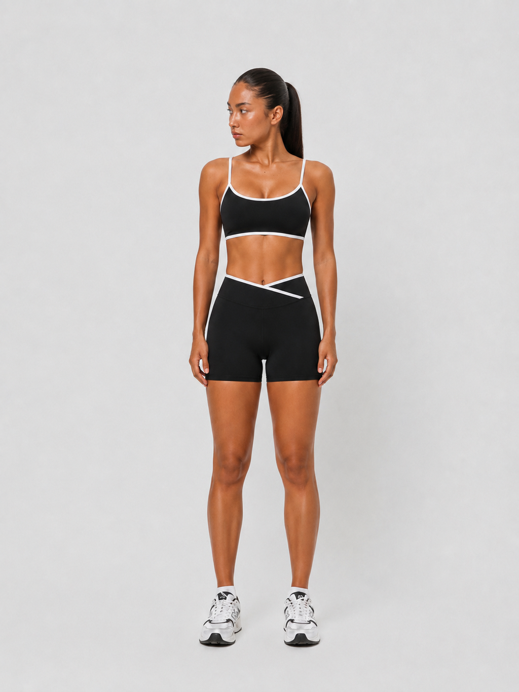 Duo mini top - black