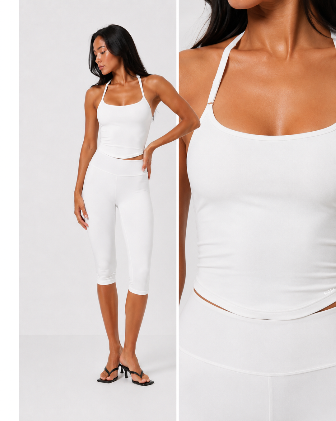 Open back top - white