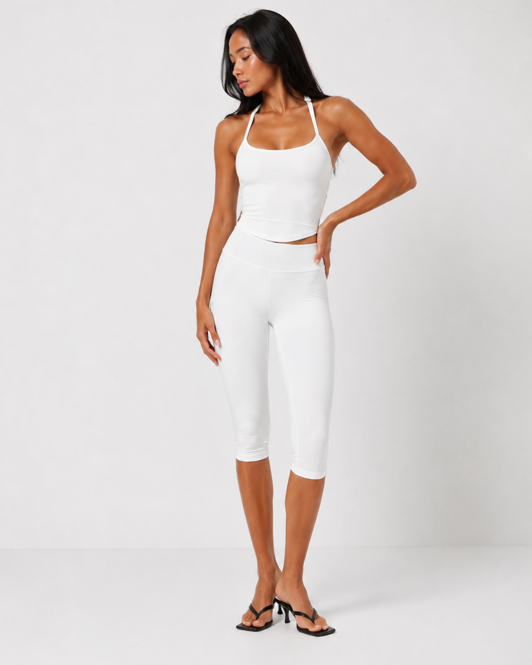 Open back top - white