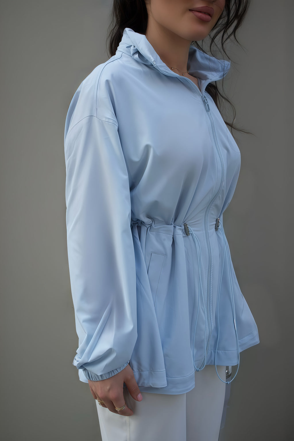The all weather jacket - babyblue