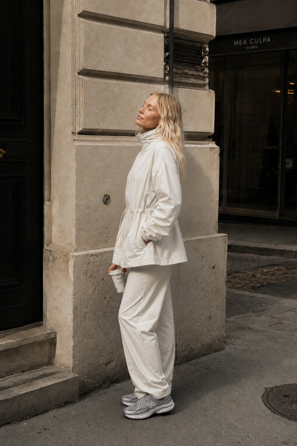 The all weather jacket - white