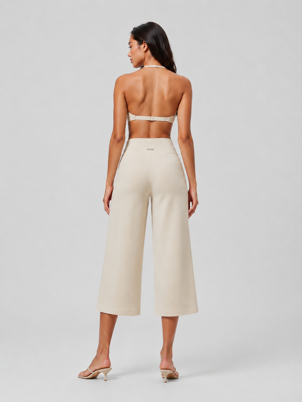 Flow capri pants - cream white