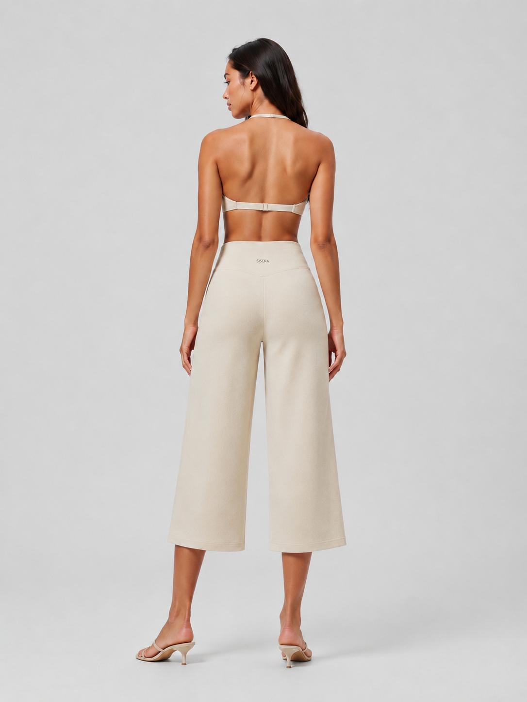 Flow capri pants - cream white