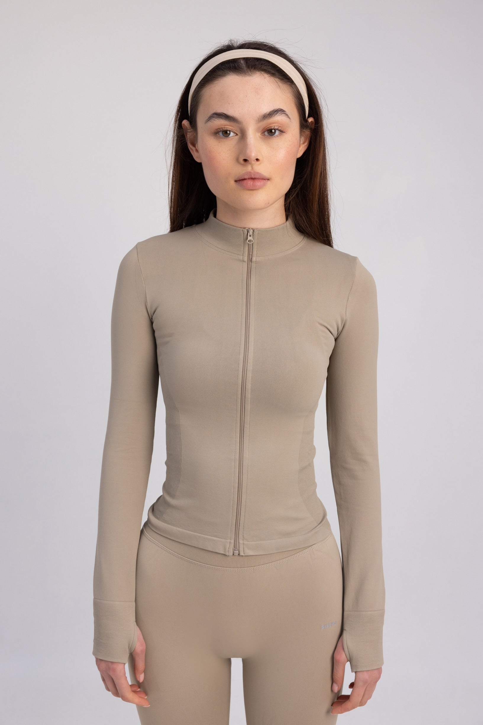 The Balance Seamless Vest in Nude