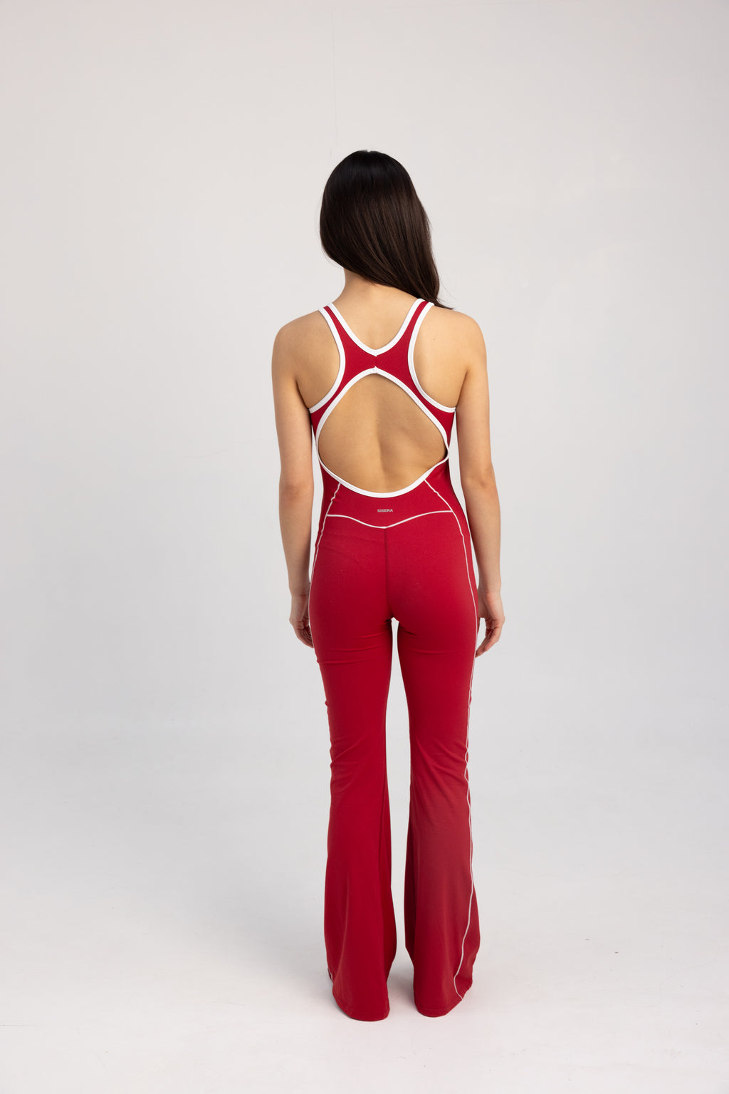 The Sculpted One Piece in Red