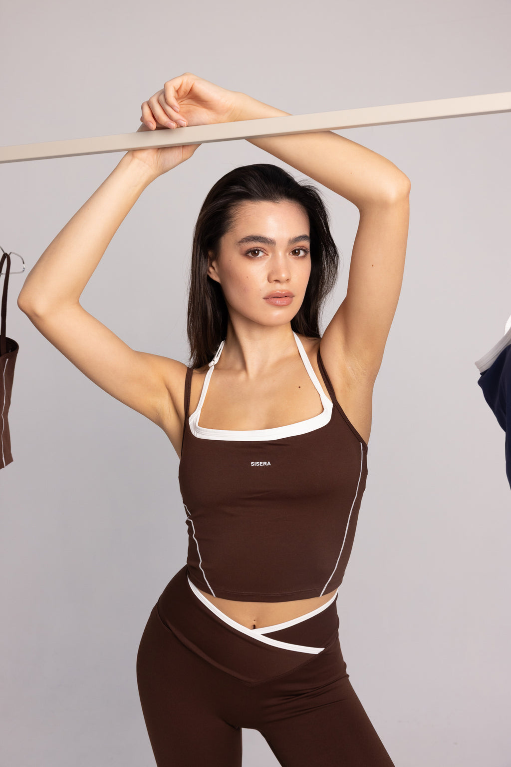 Sisera Duo Top in Coffee