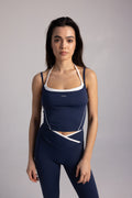Sisera Duo Top in Navy