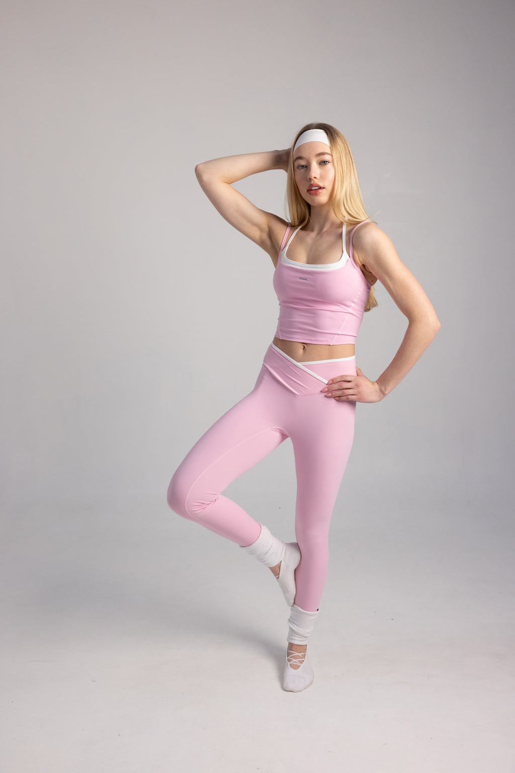 Sisera Duo Top in Baby Pink