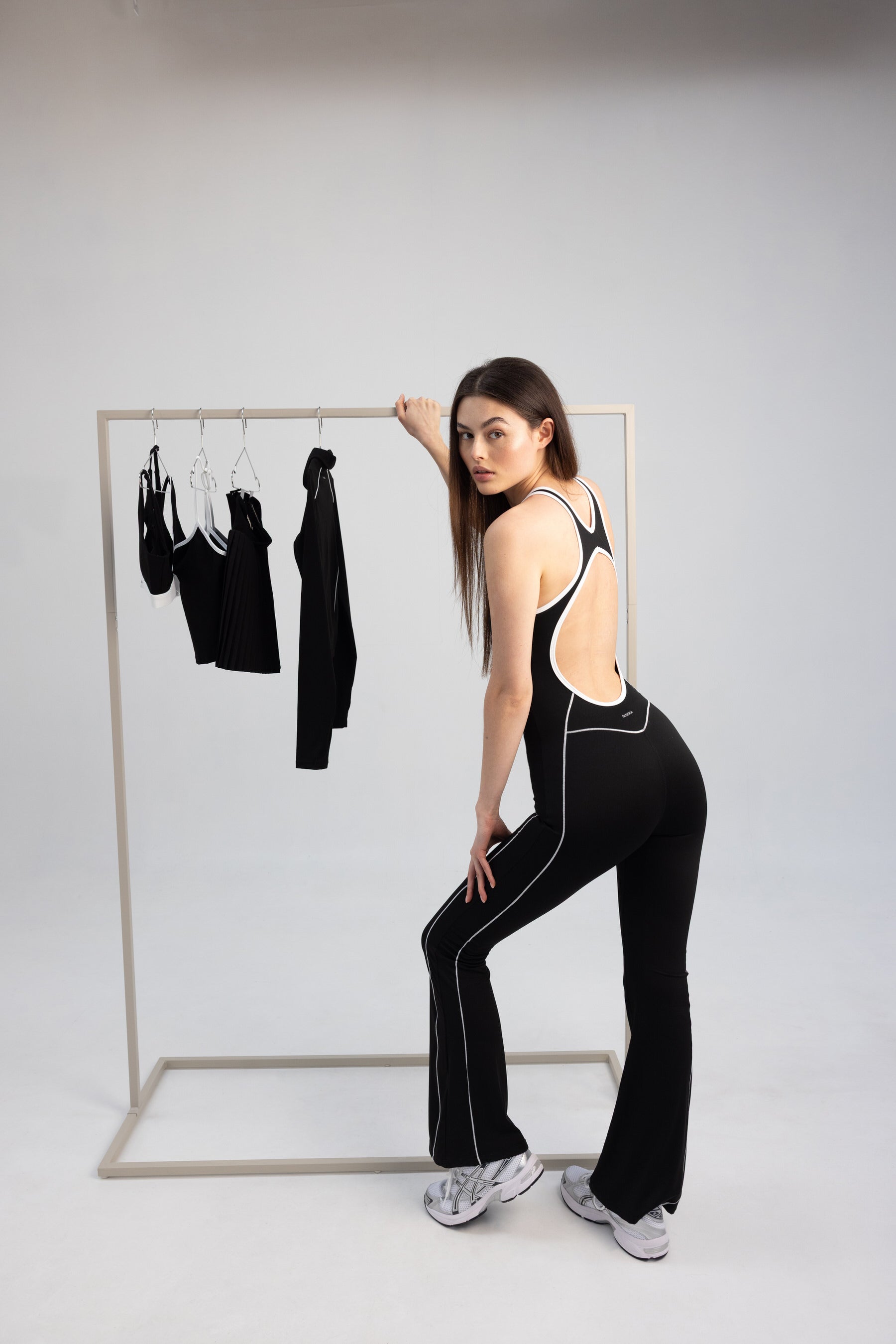The Sculpted One Piece in Black