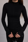The Balance Seamless Vest in Black