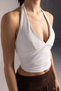 Halter Sculpt Top